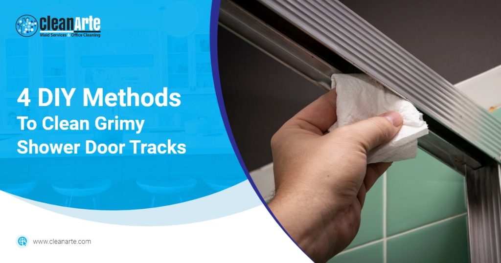 4 DIY Methods To Clean Grimy Shower Door Tracks Blog